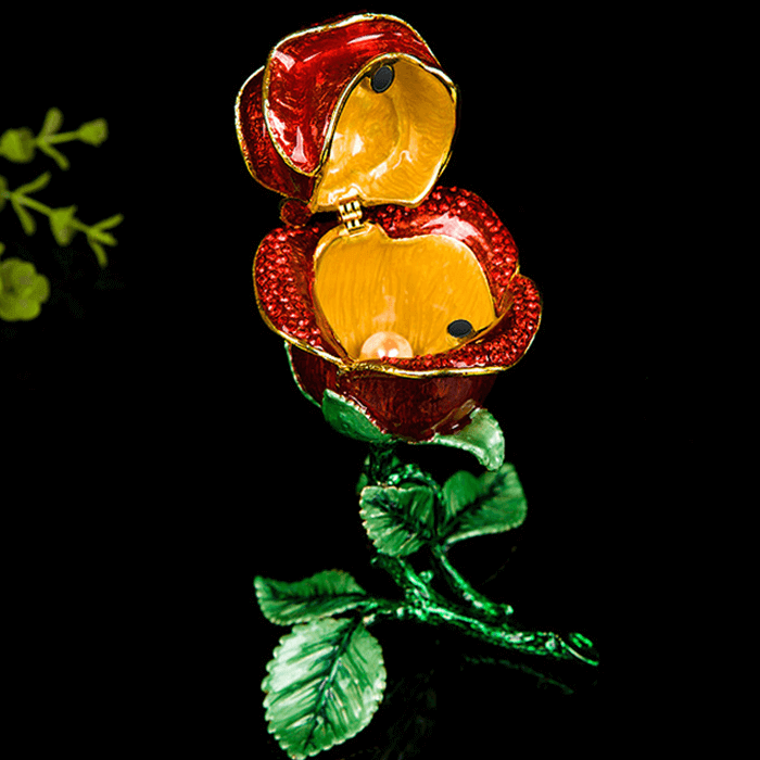 Rose Flower Jewelry Gift Box