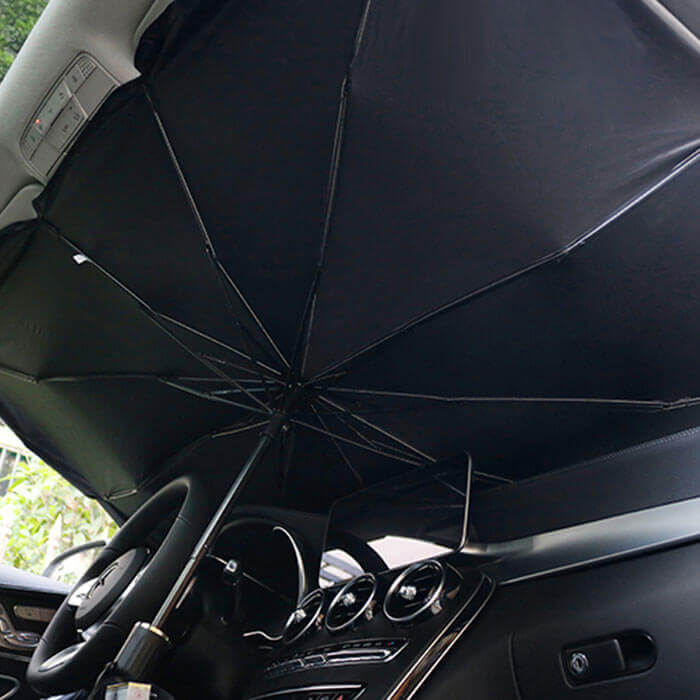 55 x 31 BITIANTEAM Car Sun Shade for Windshield UV Rays Foldable Umbrella Heat Sun Visor Protector Foldable Reflector 